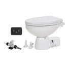 Jabsco Quiet Flush E2 Fresh Water Toilet Regular Bowl - 24V - Soft Close Lid