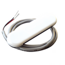 Shadow-Caster Courtesy Light w/2' Lead Wire - White ABS Cover - Bimini Blue - 4-Pack