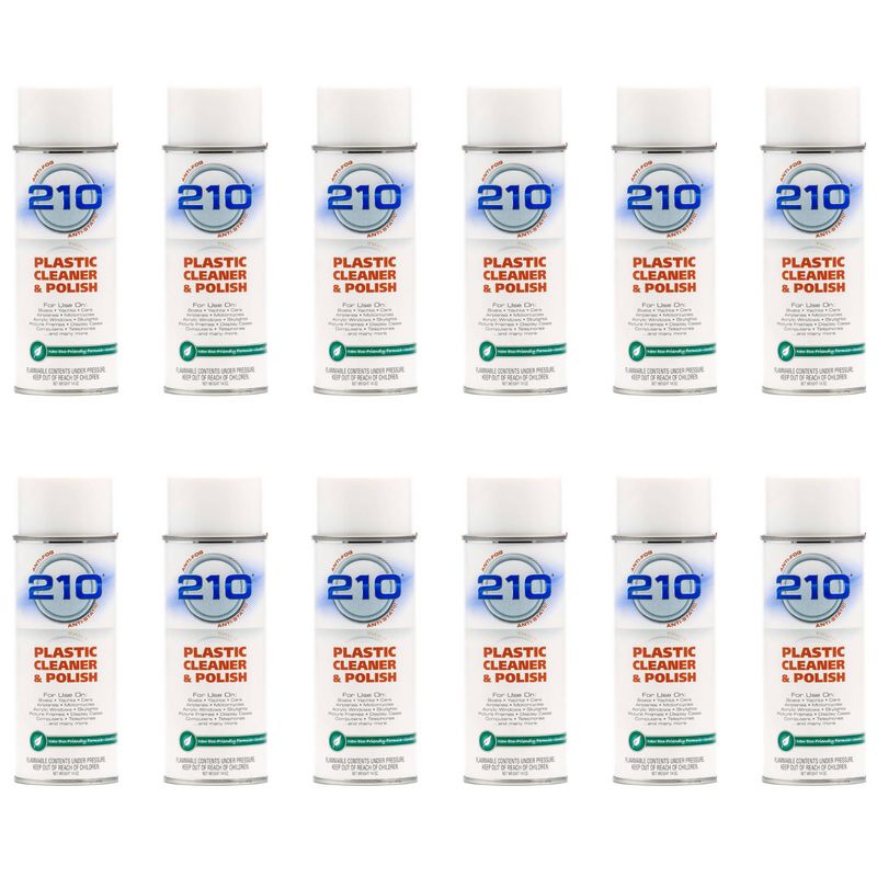Camco 210 Plastic Cleaner Polish - 14oz Spray - Case of 12