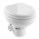 Dometic™ MasterFlush MF 7120 - White - Electric Macerating Toilet w/Orbit Base & Slow Close Seat - Freshwater - 12V