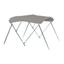 Carver 3 Bow 4669U Bimini Top with Boot - Cadet Grey Acrylic
