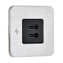 Scanstrut TILE USB-C Interior Charging Socket - 12/24V - Stainless Steel Bezel