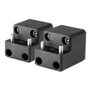 PTM Watersports Board Rack Mount - 4 Bolt - Black - Pair
