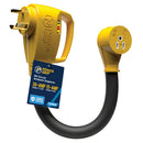 Camco Power Grip RV 12" 30Amp Circuit Analyzer Dogbone - Integrated Surge Protection