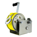 Powerwinch Utility Series Winch 3,200lb, 2 Speed, 11" Crank Arm - Zinc