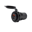 Bluewater Round Dual USB/USB-C Charger