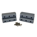 Caliber BunkWrap End Cap 2x6" Grey Accessory Kit w/Stainless Steel Hardware *4-Pack