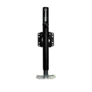 Powerwinch Select Series Jack - 2500lb, Weld-On, Flat Plate, Carbon Black