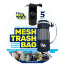 Star brite Mesh Trash Bag w/Locking Suction Cup & Litter Guard Cinch Tie - 5 Gallons