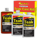 Star brite Premium Teak Care Kit - Step 1, Step 2, & Step 3 - 32 oz