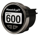 HawkEye DepthTrax® Edge In-Dash Depth Finder - HD Color Display - 600' Max Depth - TM Transducer