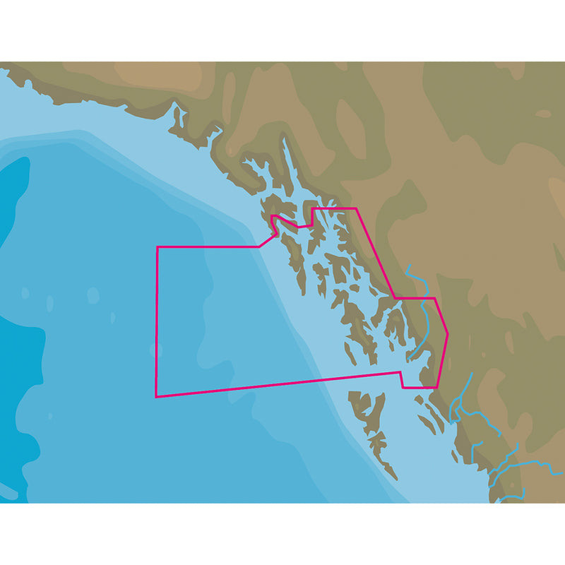 C-MAP NT+ NA-C810 Dixon Entrance to Chatham Strait - C-Card Format