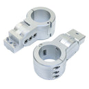 PTM Watersports Board Rack Mounts - 2.38" Pipe Clamp - Silver