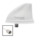 Shakespeare Dorsal Antenna White Low Profile 26' RGB Cable w/PL-259