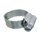 Trident Marine 316 SS Non-Perforated Worm Gear Hose Clamp - 3/8" Band - (5/16" - 9/16") Clamping Range - 10-Pack - SAE Size 3
