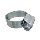 Trident Marine 316 SS Non-Perforated Worm Gear Hose Clamp - 3/8" Band - (3/4" - 1-1/8") Clamping Range - 10-Pack - SAE Size 10