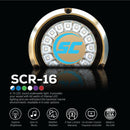 shadow-caster SCR-16 LED Underwater Boat Light - Bimini Blue - Bronze Housing - 60W Suface Mount - Tempered Glass Lens - IP68 Fully Submersible Waterproof