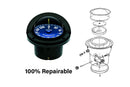 Ritchie Navigation SS-1002W Supersport Flush Mount Compass, White with Blue Dial, 3-3/4-Inch, Model:3003.2278