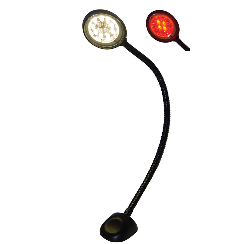 Aqua Signal Gaborone Flexible LED Chart Reading Light - 12V - Red/White