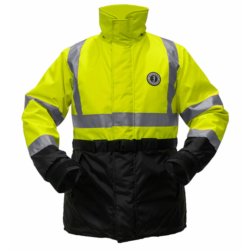 Mustang High Visibility Flotation Coat - Fluorescent Yellow/Green - Medium