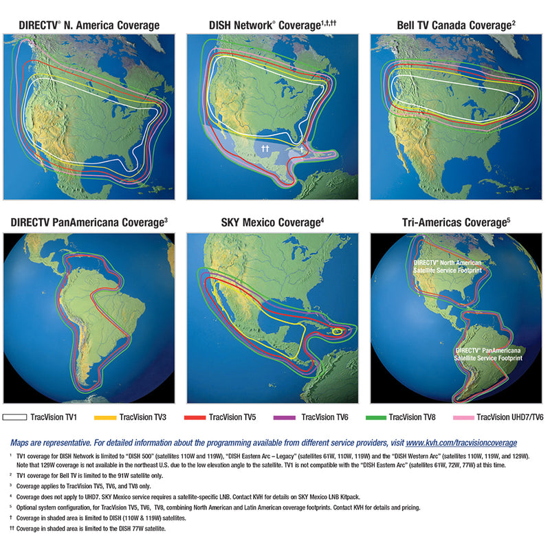 KVH TracVision TV1 - Circular LNB f/North America