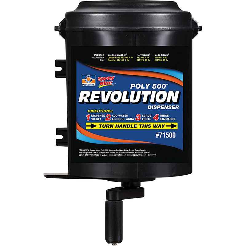 Permatex Spray Nine Poly 500® Hand Cleaner Revolution Dispenser f/Grease Grabber