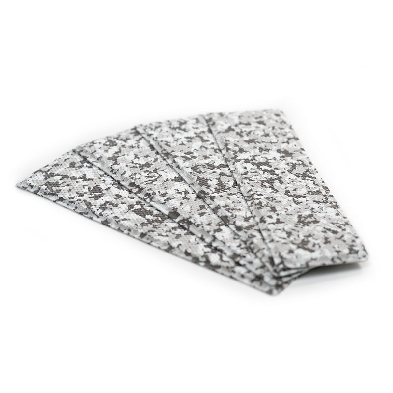 SeaDek Embossed 5mm 4-Piece Step Kit - 3.75" x 12.75" - Snow Camo