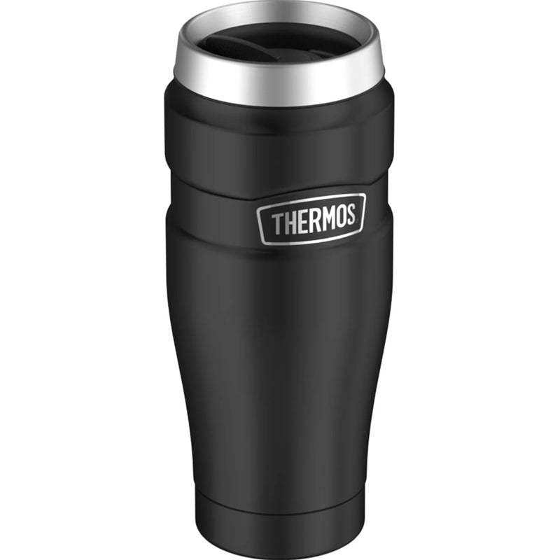 Thermos Stainless King™ Vacuum Insulated Travel Tumbler - 16 oz. - Stainless Steel/Matte Black