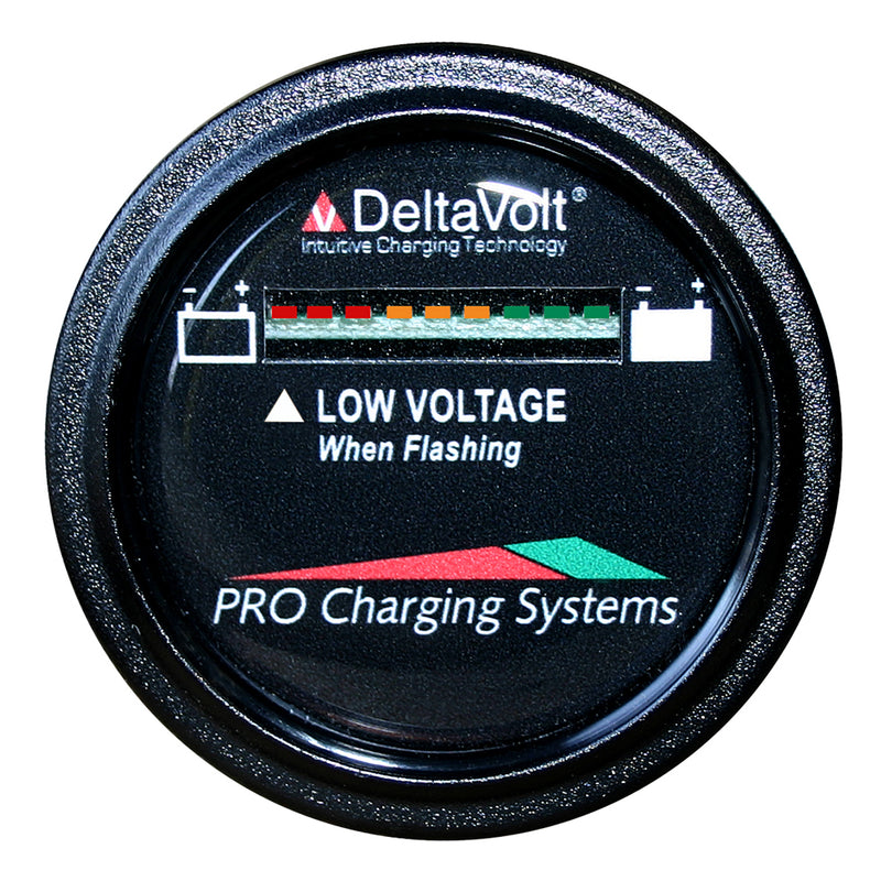 Dual Pro Battery Fuel Gauge - DeltaView® Link Compatible - 48V System (4-12V Batteries, 8-6V Batteries, 6-8V Batteries)