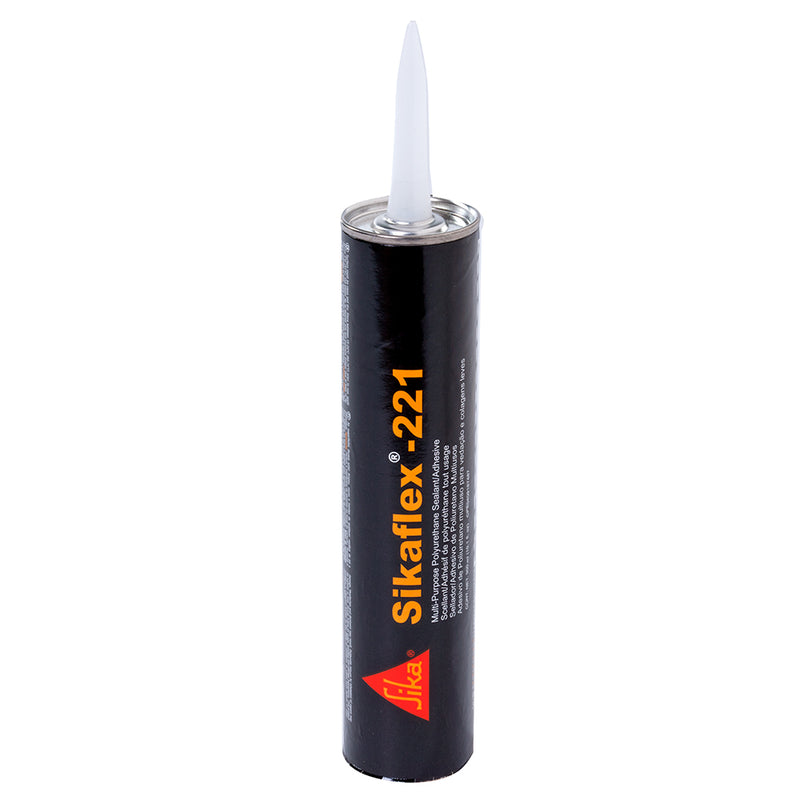 Sika Sikaflex® 221 Multi-Purpose Polyurethane Sealant/Adhesive - 10.3oz(300ml) Cartridge - Black