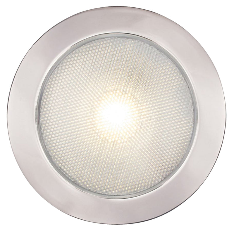 Hella Marine EuroLED 150 Recessed Mount - Warm White - Polished 316 SS Rim