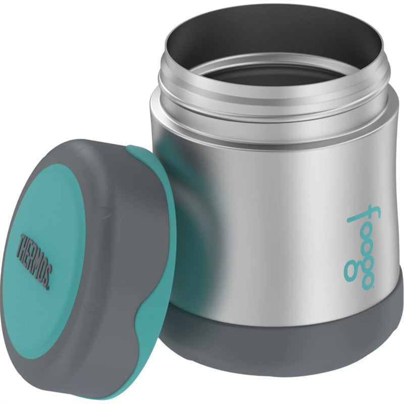 Thermos Foogo® Stainless Steel, Vacuum Insulated Food Jar - Teal/Smoke - 10 oz.