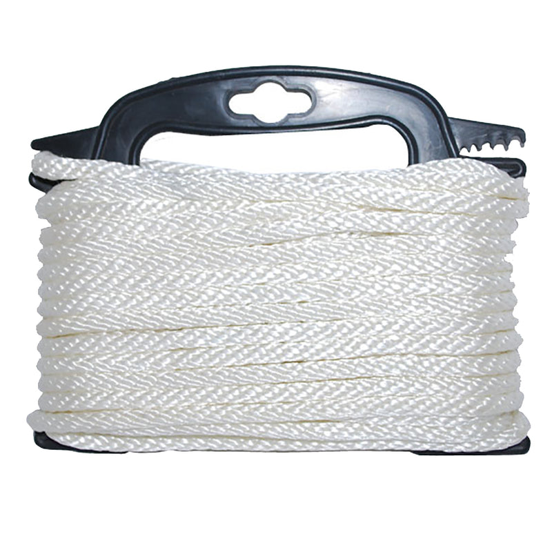 Attwood Braided Nylon Rope - 3/16" x 100' - White