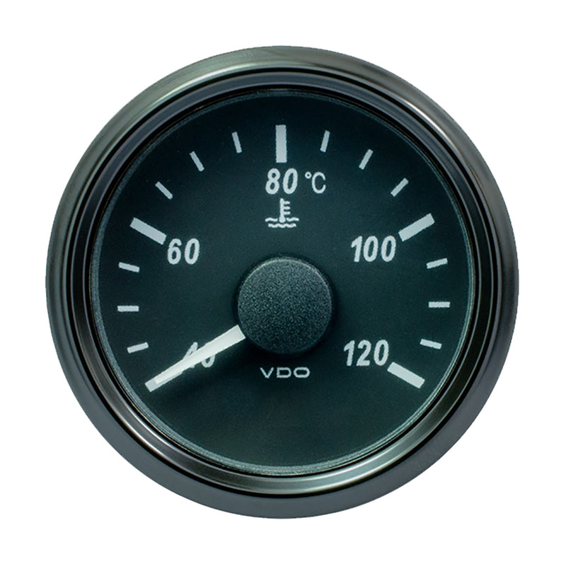 VDO SingleViu 52mm (2-1/16") Water Temp. Gauge - 120° C - 291-22 ohm