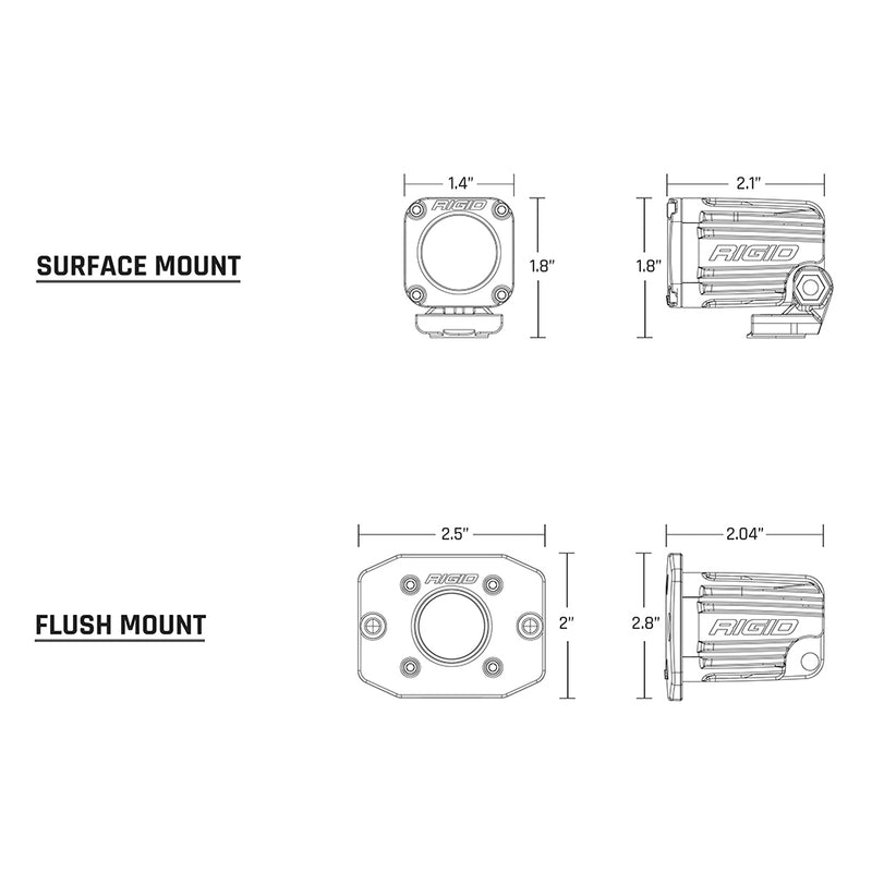 RIGID Industries Ignite Surface Mount Diffused - White LED