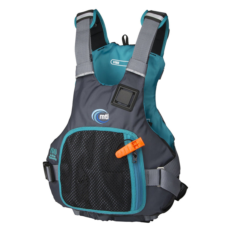 MTI Vibe Life Jacket - Black/Turquoise - Large/X-Large