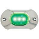 Attwood Light Armor Underwater LED Light - 3 LEDs  - Green