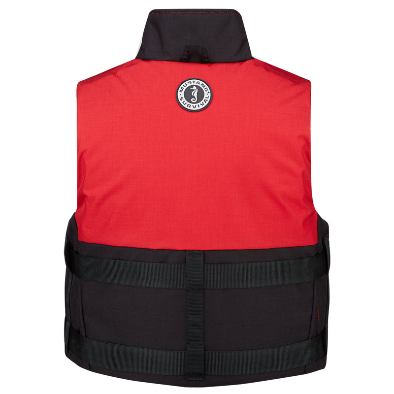 Mustang Accel 100 Fishing Vest - Small - Red/Black