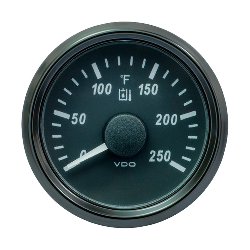 VDO SingleViu 52mm (2-1/16") Hydraulic Oil Temp. Gauge - 250°F - 291-22 Ohm