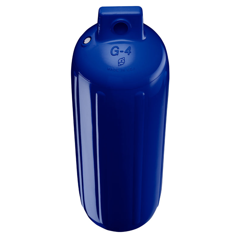 Polyform G-4 Twin Eye Fender 6.5" x 22" - Cobalt Blue w/Air Adapter