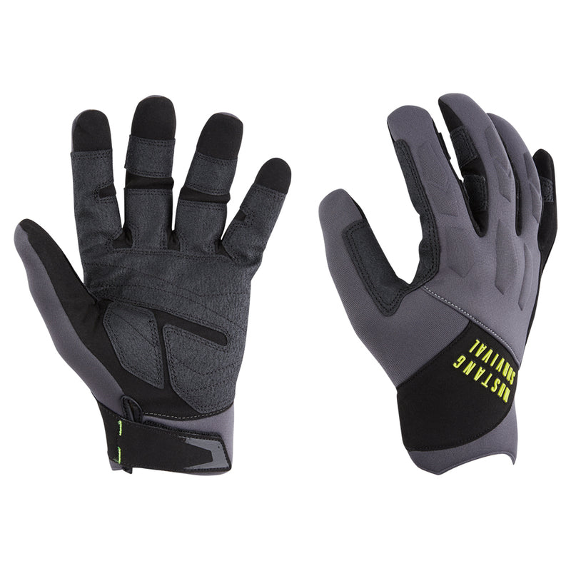 Mustang EP 3250 Full Finger Gloves - Medium - Grey/Black