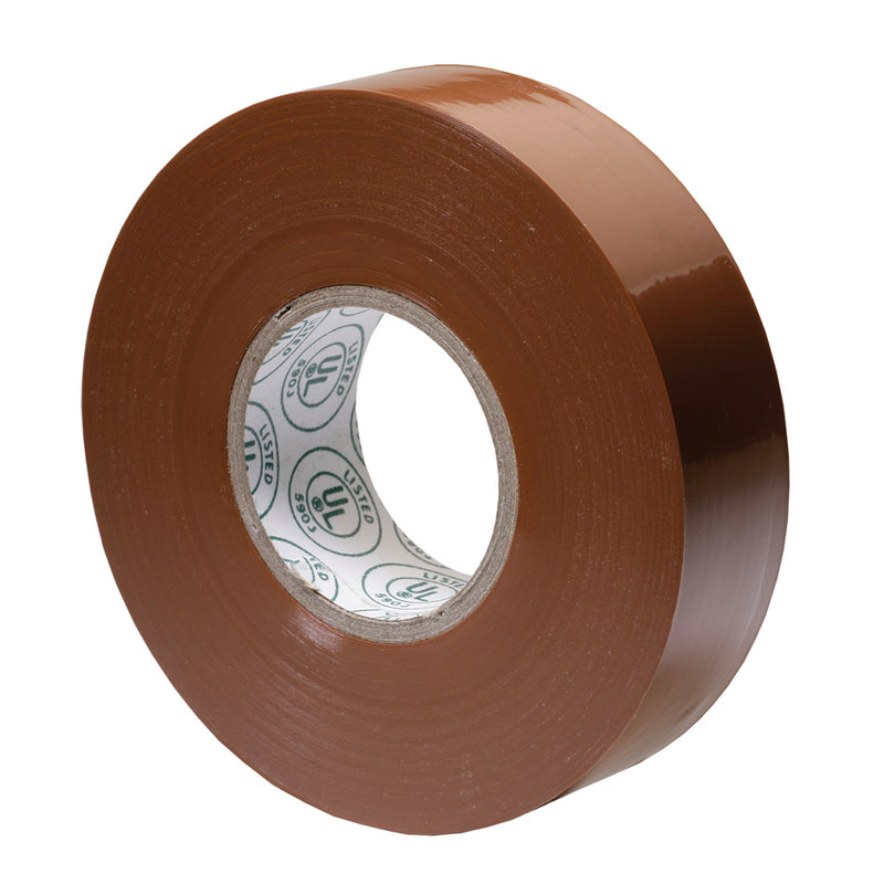 Ancor Premium Electrical Tape - 3/4" x 66' - Brown