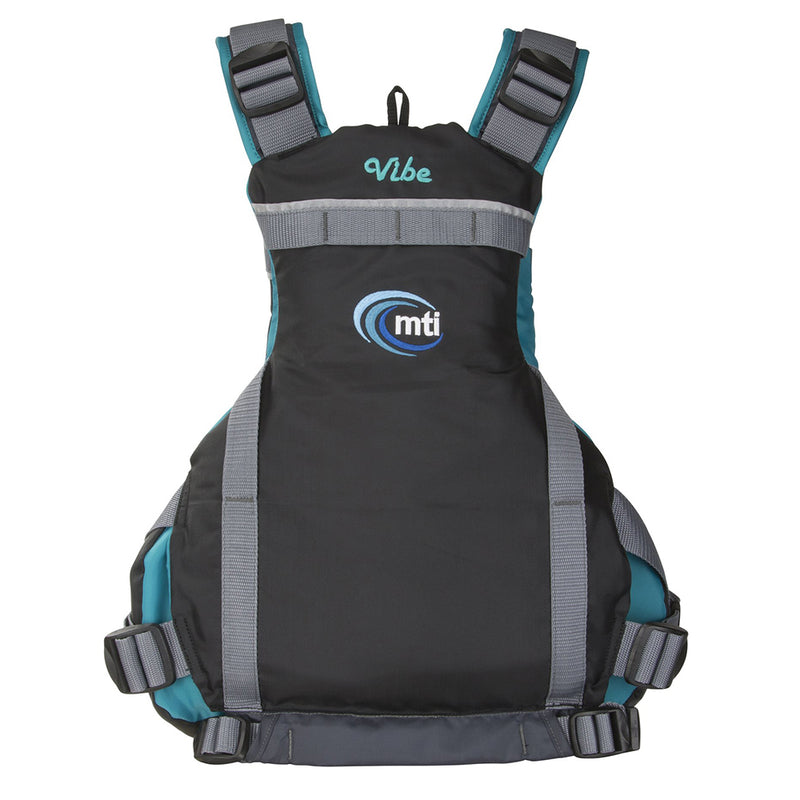 MTI Vibe Life Jacket - Black/Turquoise - Large/X-Large