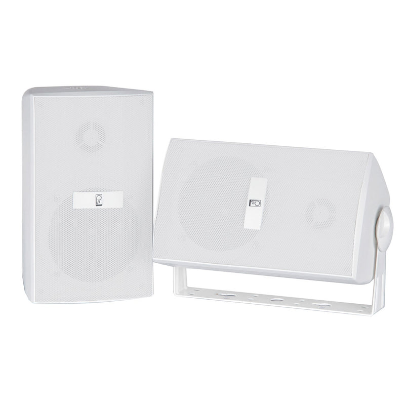 Poly-Planar Compnent Box Speakers - (Pair) White