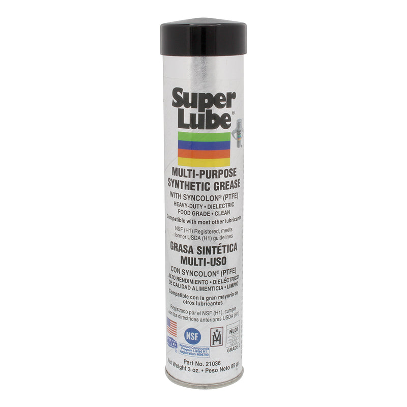 Super Lube Multi-Purpose Synthetic Grease w/Syncolon® (PTFE) - .3oz Cartridge