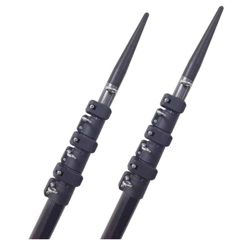 Lee's 18' Telescopic Carbon Fiber Poles Sleeved f/TACO Grand Slam Bases