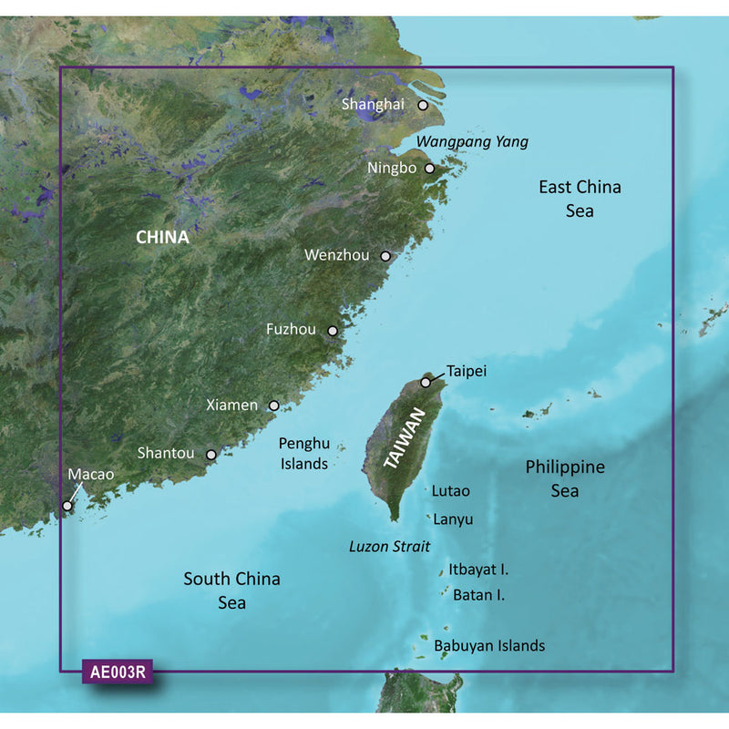 Garmin BlueChart® g2 HD - HXAE003R - Taiwan - microSD™/SD™