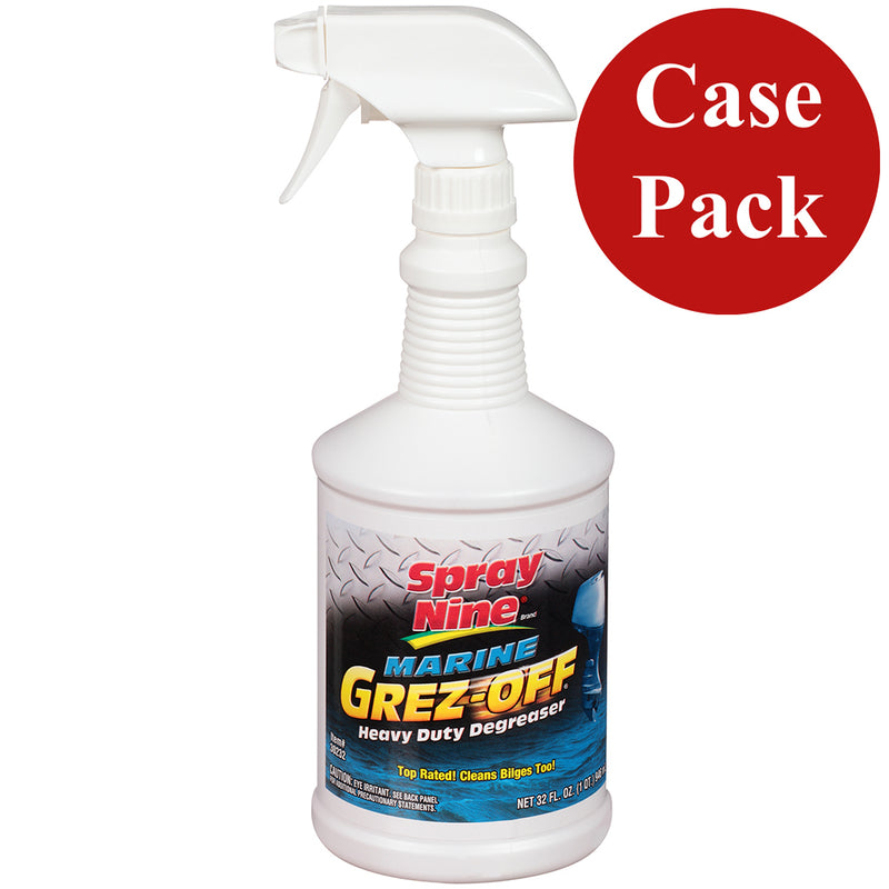 Spray Nine Marine Grez-Off® Heavy Duty Degreaser - 32oz Round Bottle *6-Pack