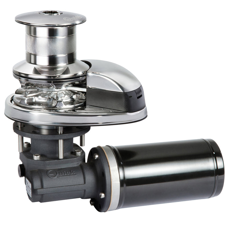 Quick Prince DP2 512D Windlass w/Drum 500W - 12V - 7mm or 1/4" Gypsy