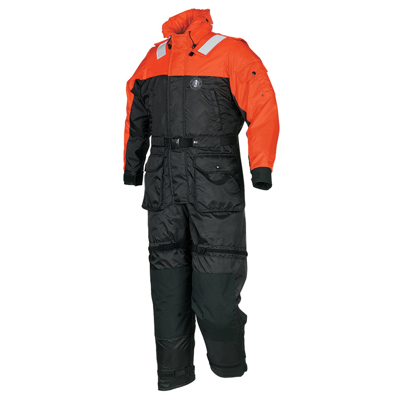 Mustang Deluxe Anti-Exposure Coverall & Worksuit - XXL - Orange/Black